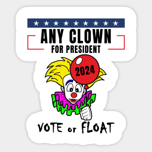 Vote or Float Sticker